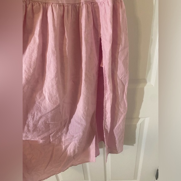 Abercrombie & Fitch Pink Linen Maxi Dress - Picture 2 of 8